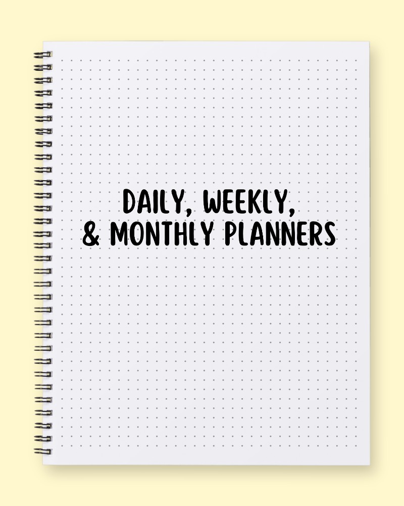 Daily, Weekly & Monthly Planner: Take Back Your Time