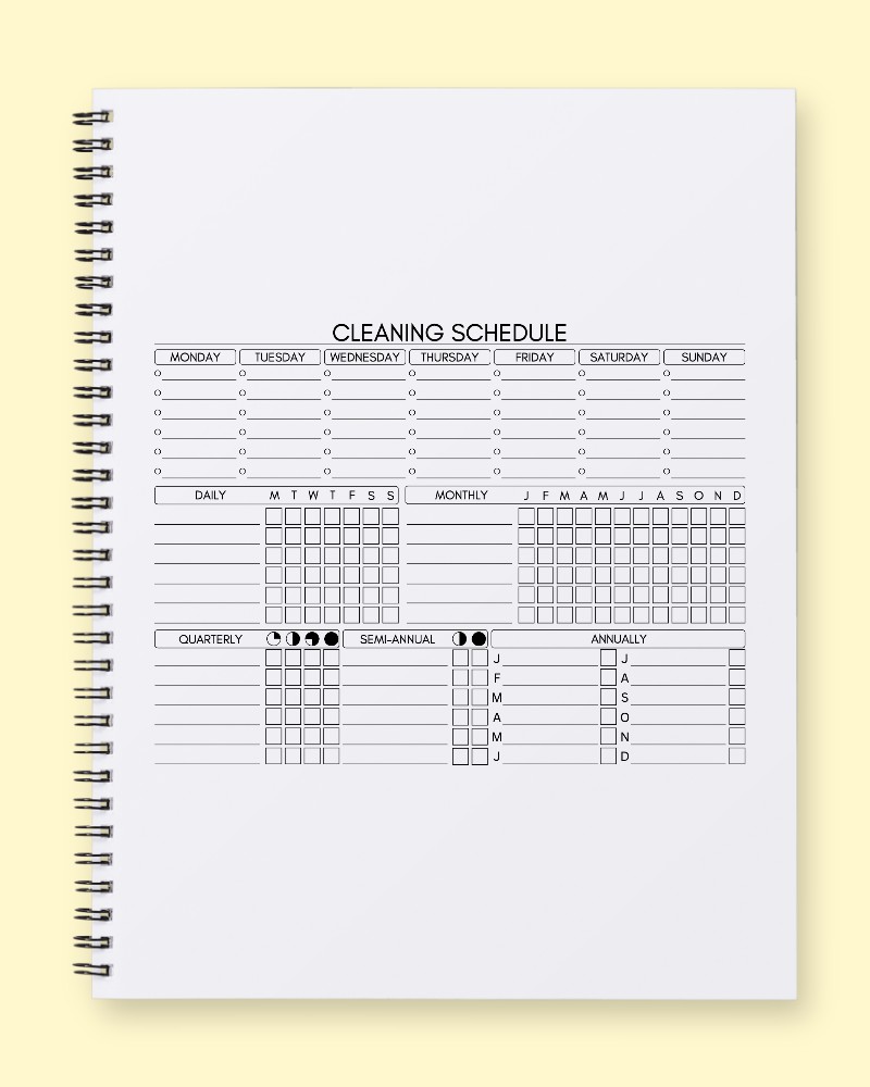 Ultimate Home Cleaning Planner & Chore Tracker