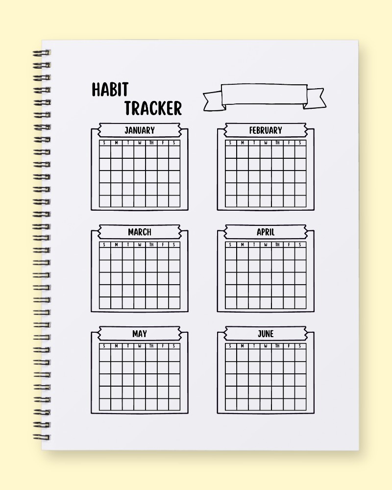 Half-Year Habit Builder & Wellness Tracker