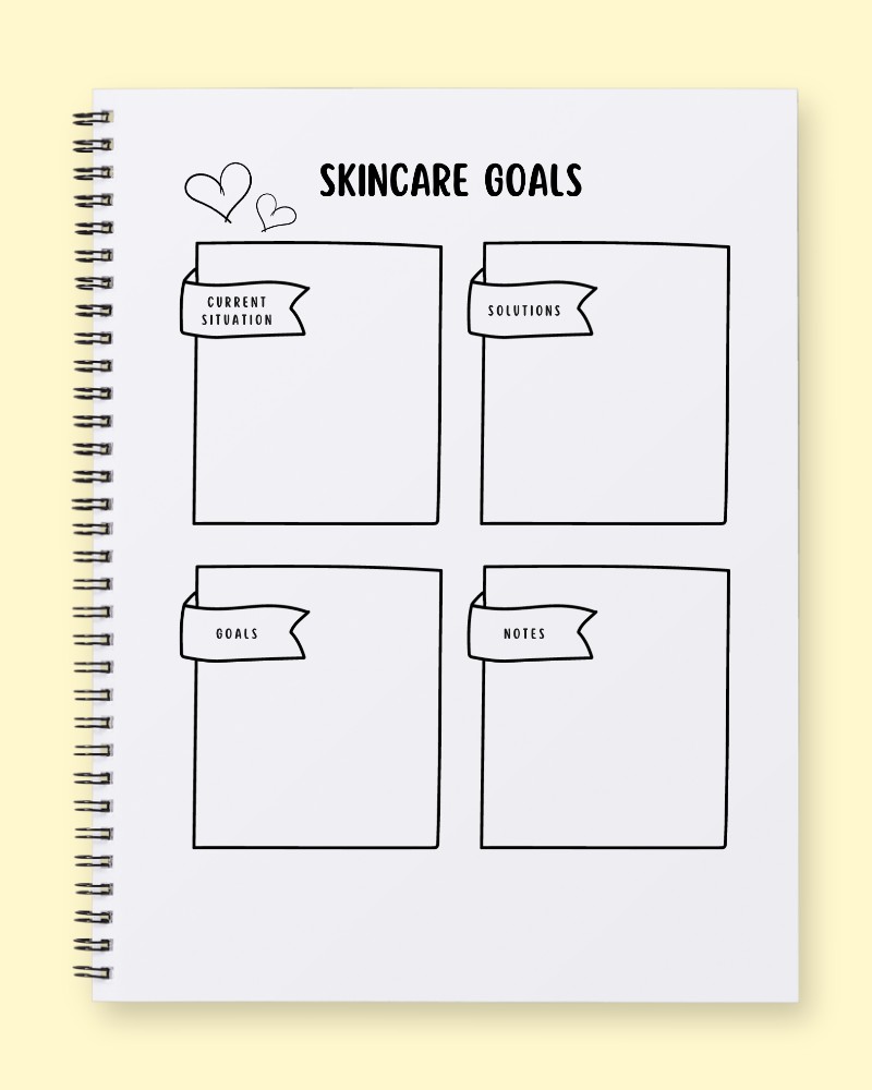 Skincare Goals & Solutions Journal