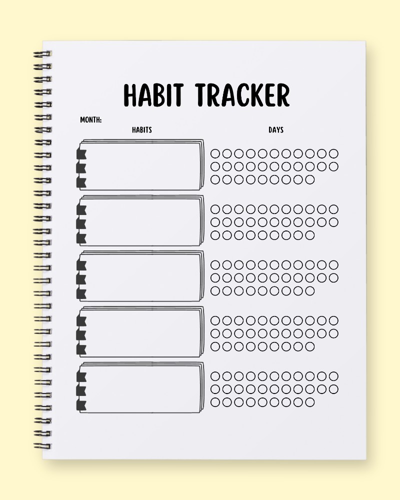 Monthly Habit Mastery Planner