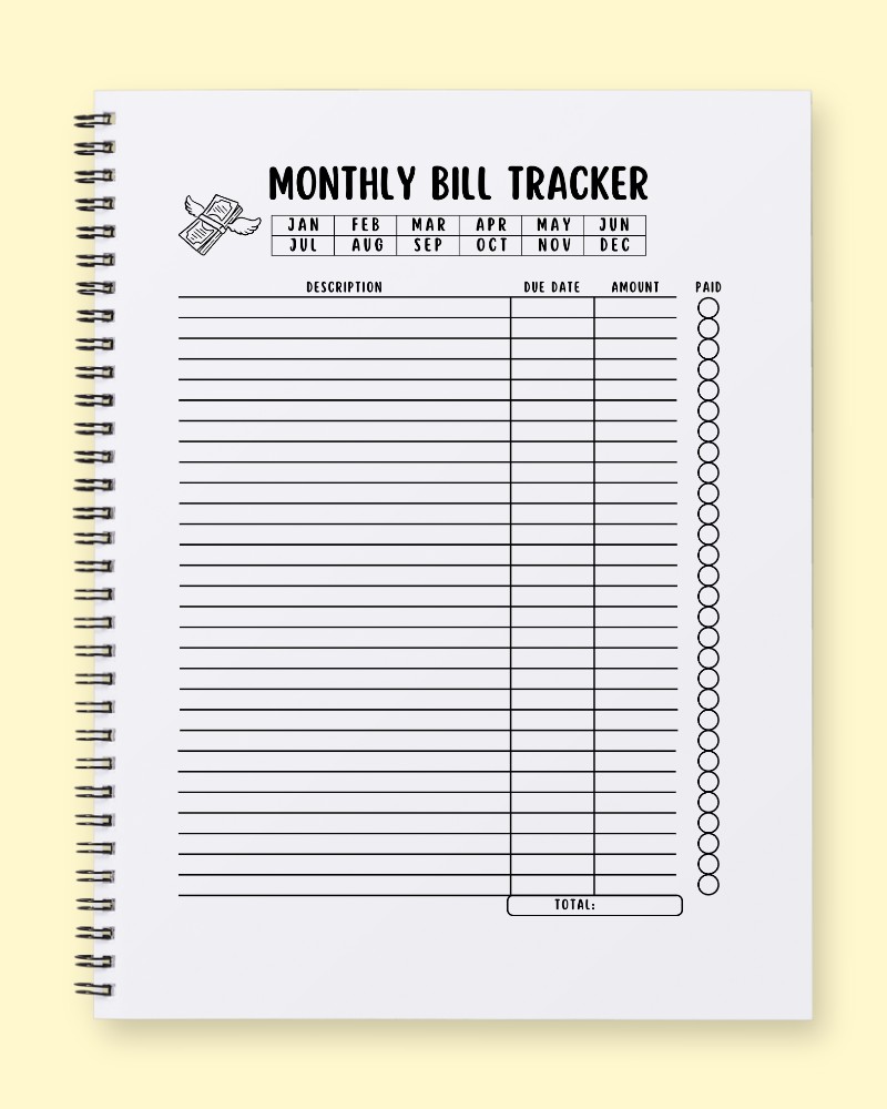Monthly Bill Tracker: Keep Your Money Grounded