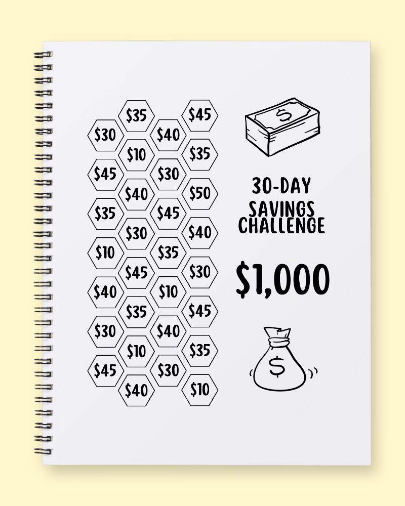 30-Day $1,000 Savings Challenge: Master Your Budget and Hit Your Goals