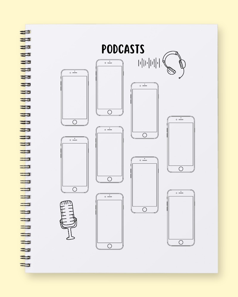 Podcast Episode Tracker Journal