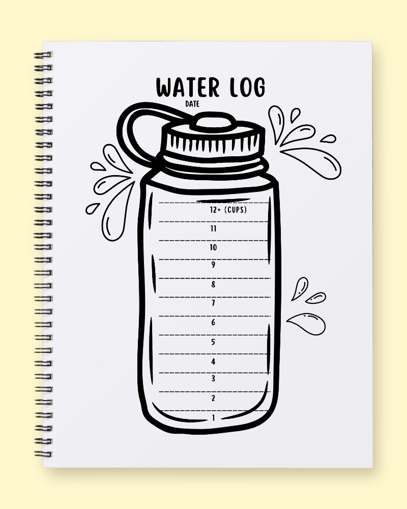 Daily Hydration Tracker Log