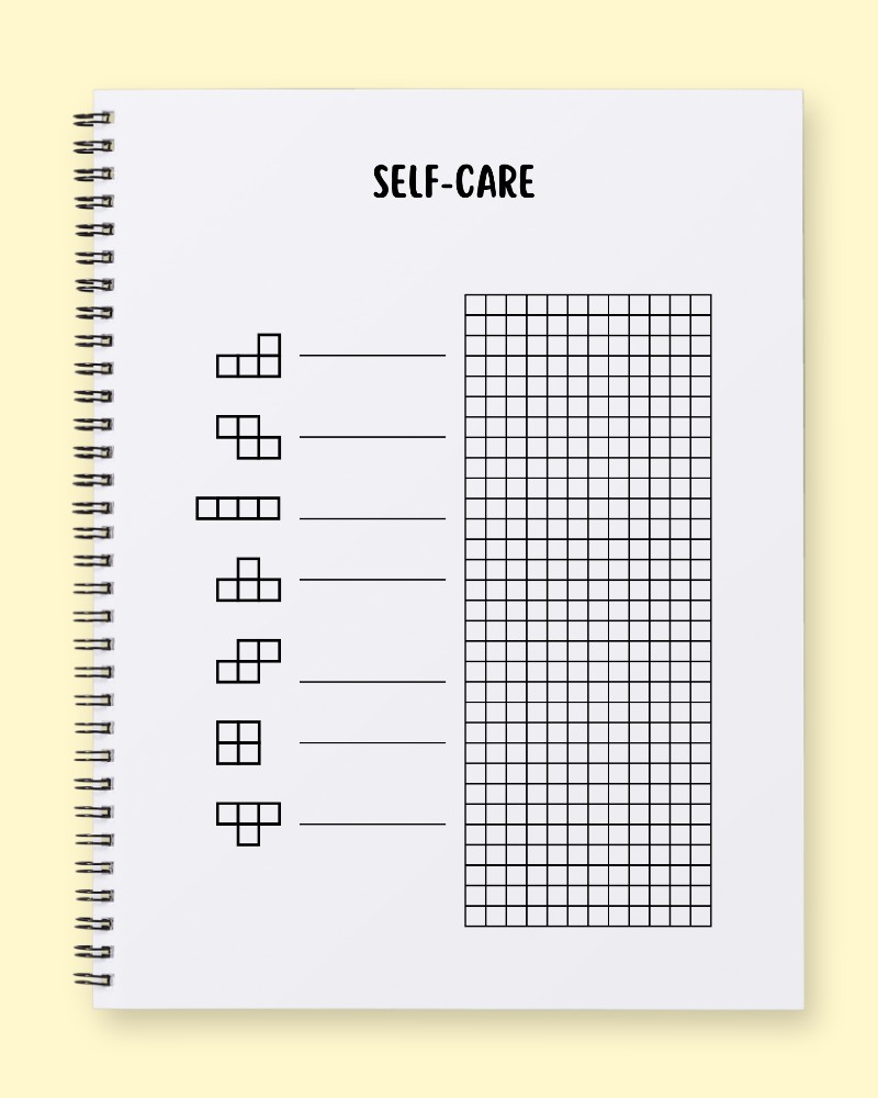 Tetromino Self-Care Journey Tracker