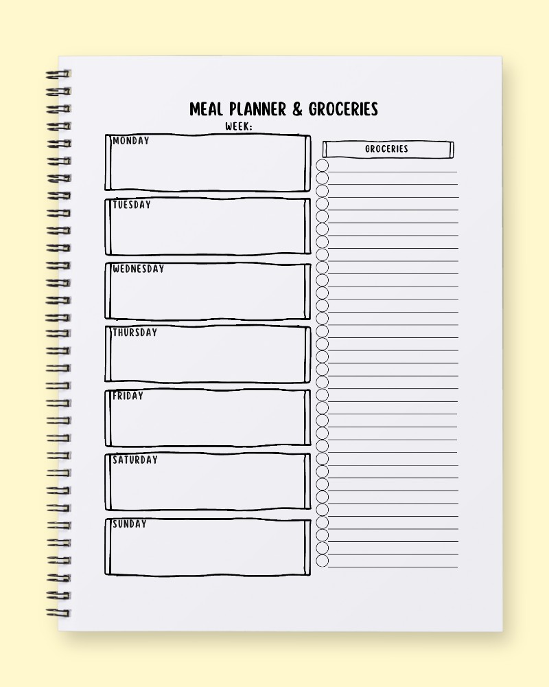 Effortless Weekly Meal Prep & Grocery List