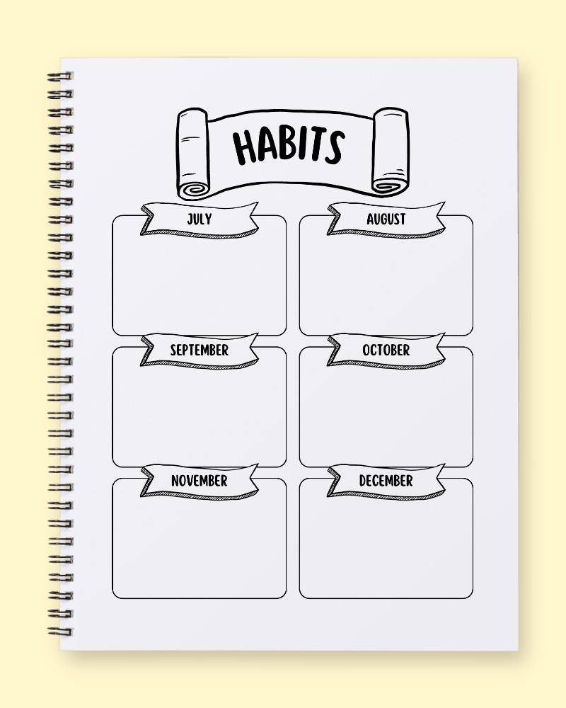 Six-Month Habit Mastery Journal