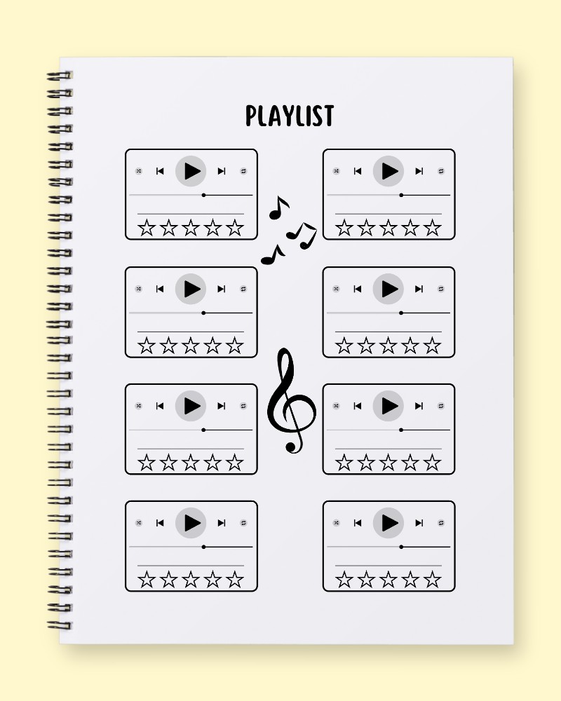 My Playlist & Song Rating Journal Page