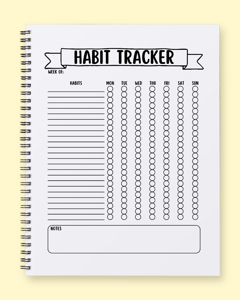 Weekly Habit Success Tracker
