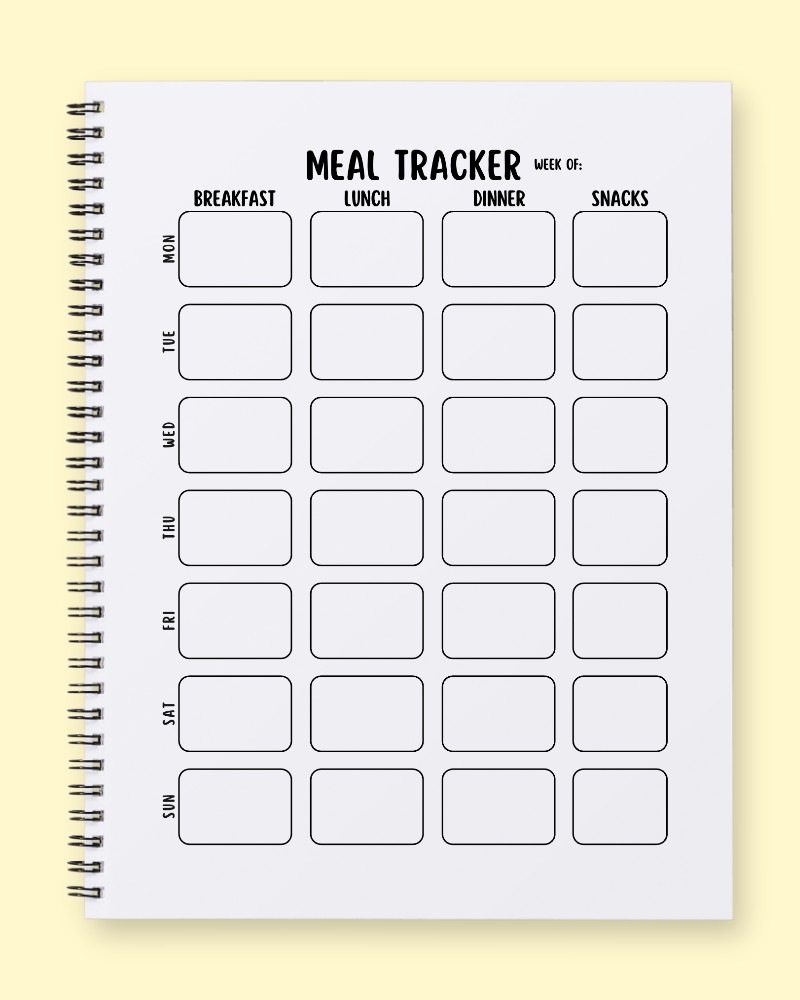 Weekly Meal & Snack Planner
