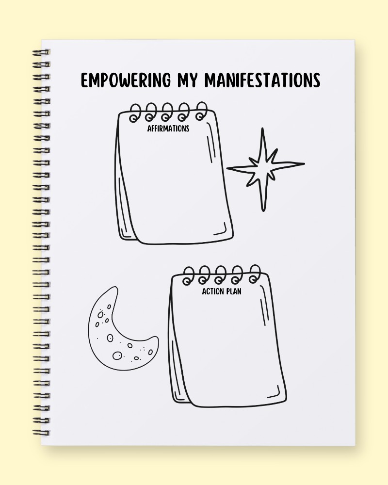 The Empowering Manifestation Planner: Affirm & Act