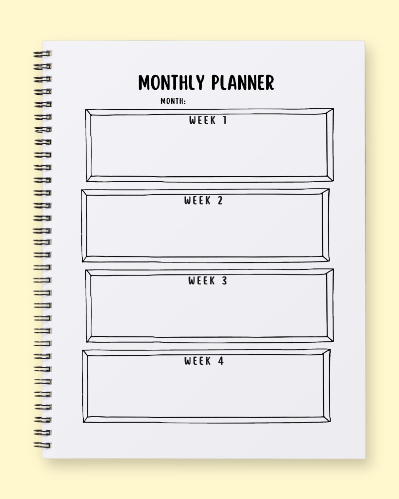 Monthly Focus & Freedom Planner
