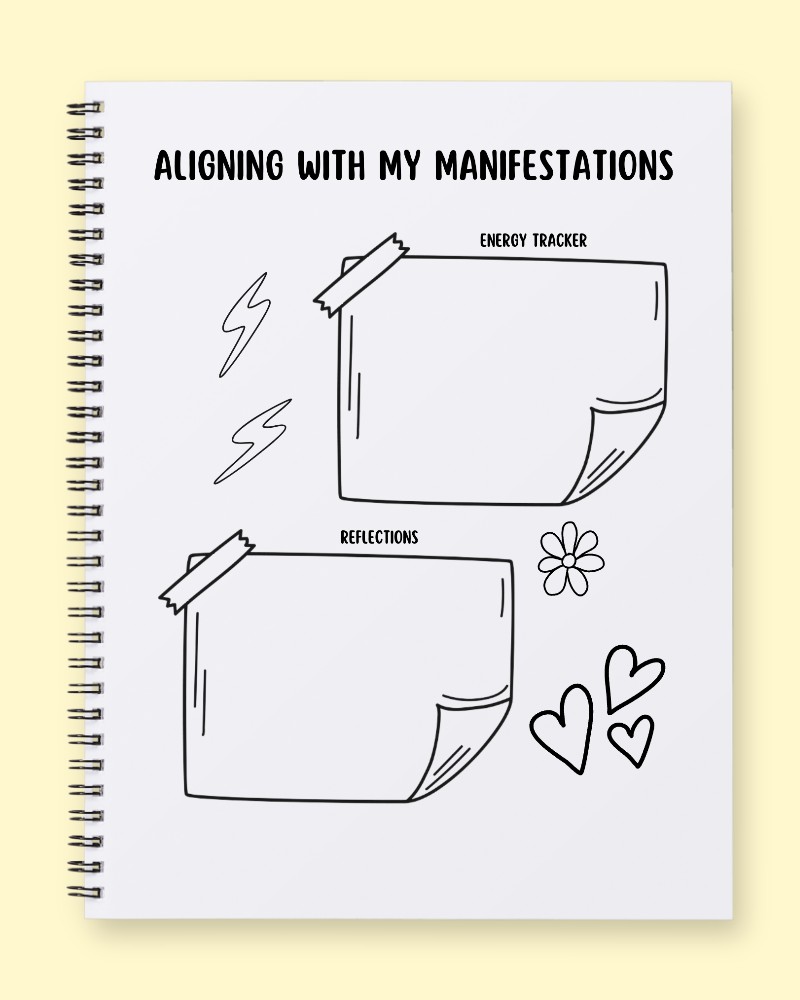 Manifestation Energy & Reflection Journal Page