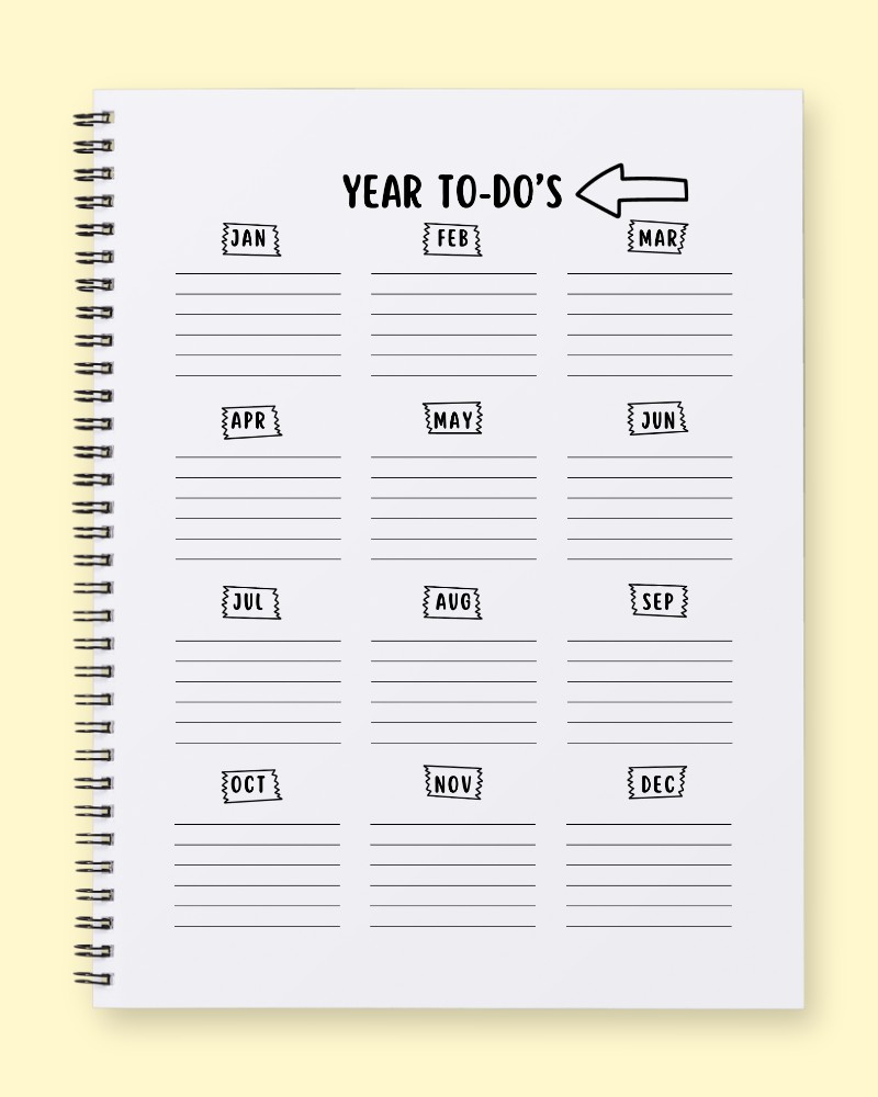 Yearly To-Do List: Master Your Annual Goals and Prevent Overwhelm