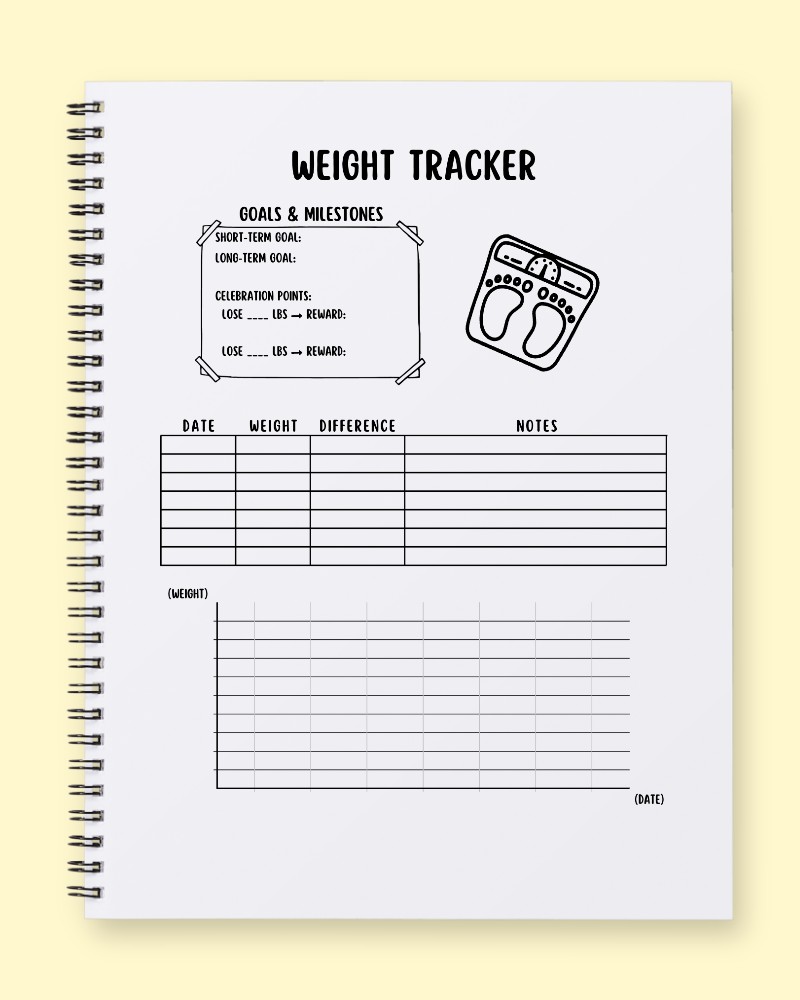 My Progress Weight Tracker & Planner