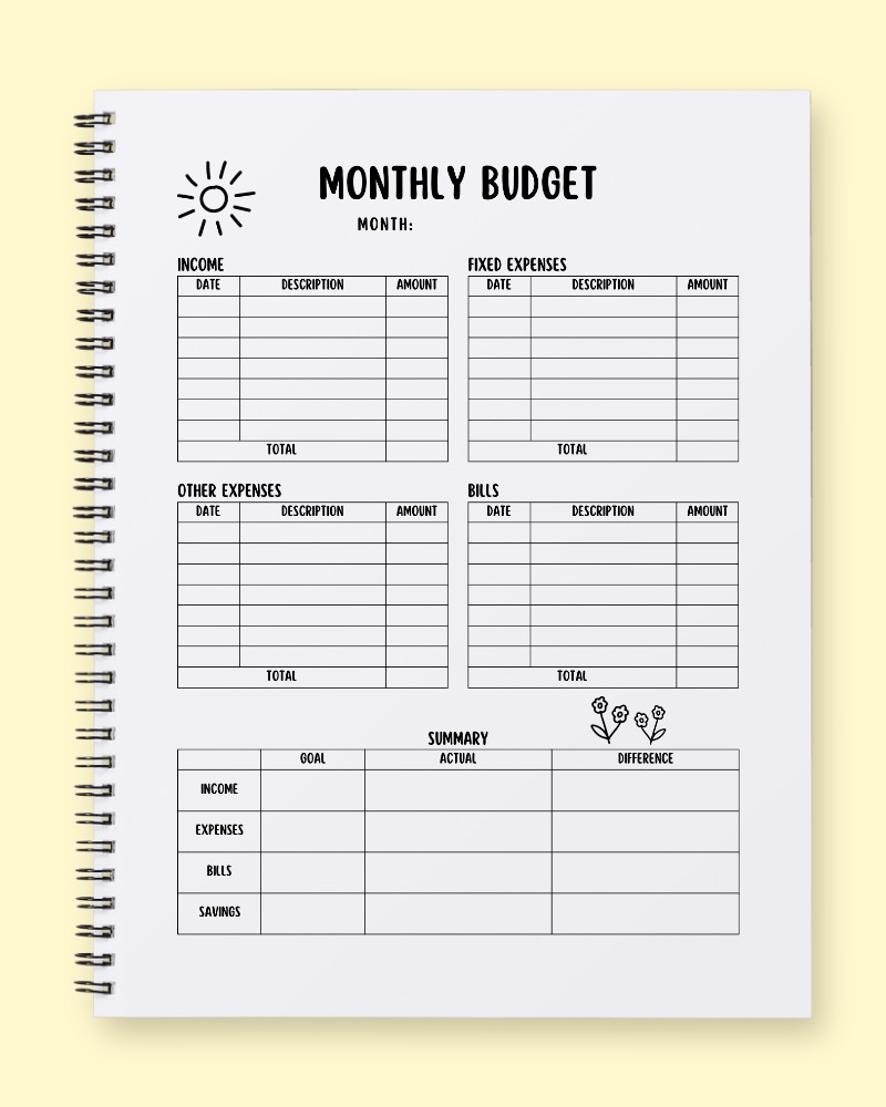 Empower Your Wallet: Monthly Budget Planner Template