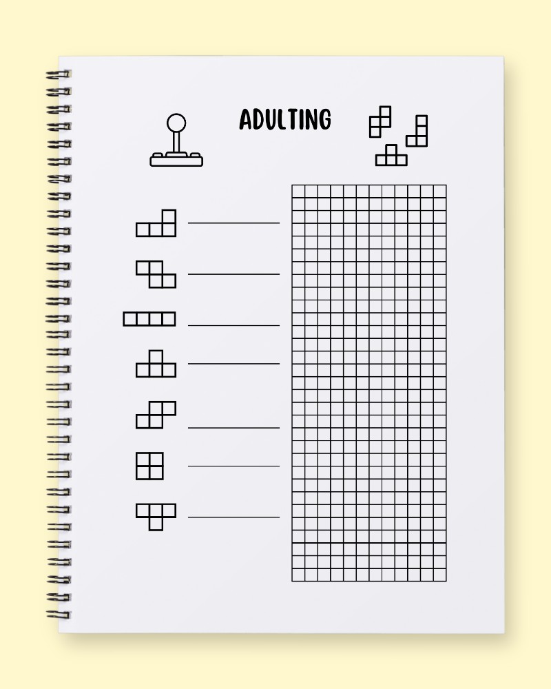 Adulting Tetris Task Tracker