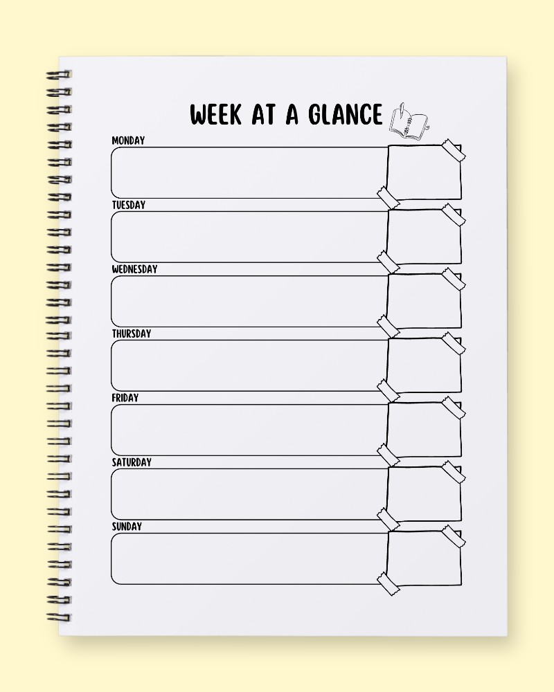 Week-at-a-Glance Highlight Planner