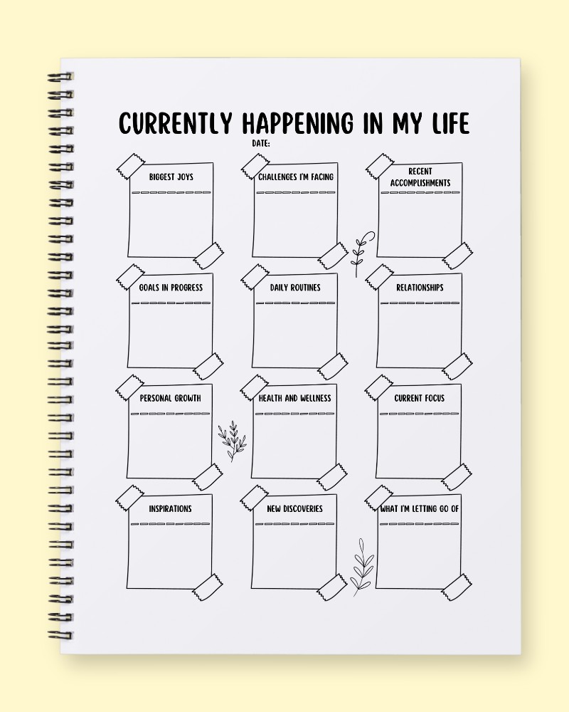 Currently Happening Life Tracker